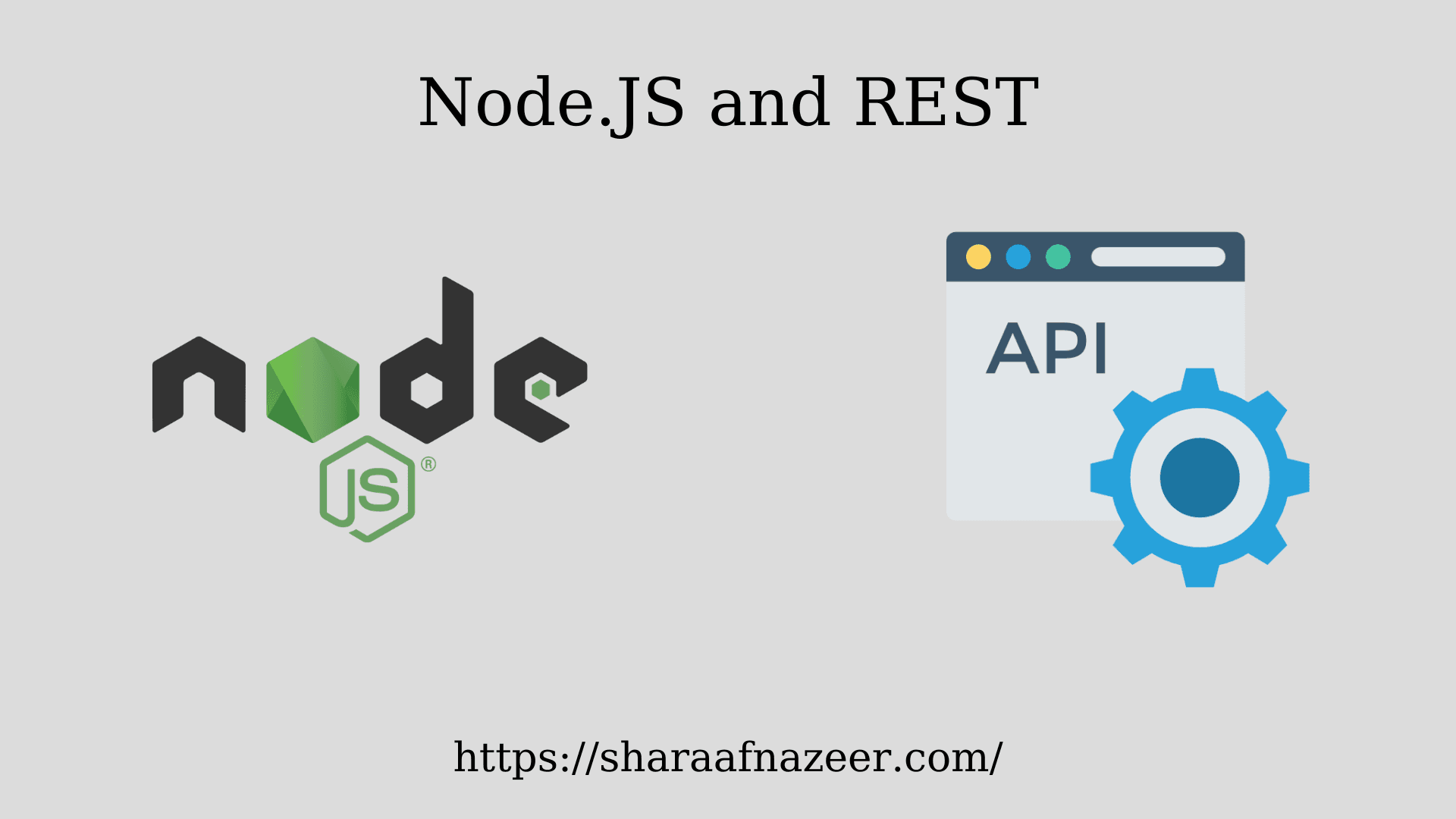 Node.JS and REST