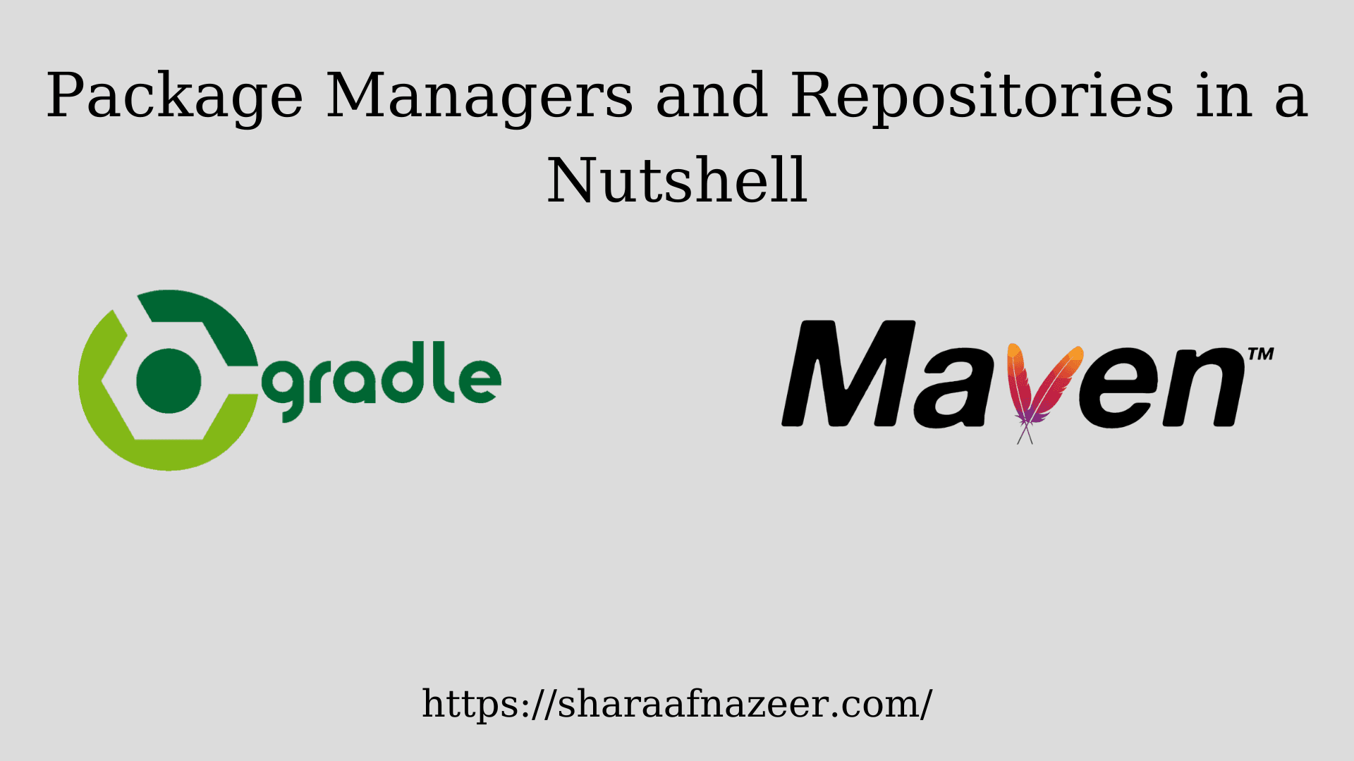 Package Managers and Repositories in a Nutshell